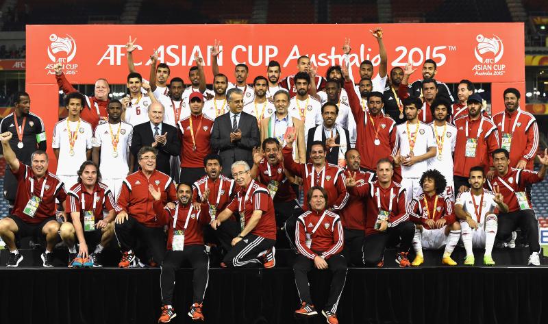 Les Emirats troisièmes de l'Asian Cup 2015 @AFC media channel