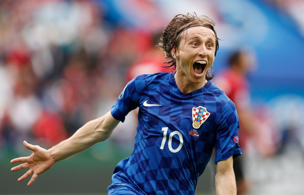 Marek Modric avec une belle équipe de Croatie