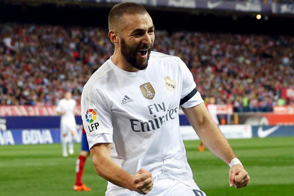  Deuxième titre de champion d'Espagne  pour Karim Benzema avec le Real Madrid 