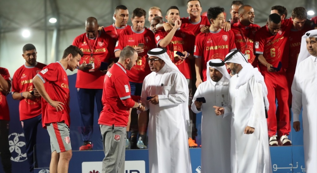 Le sacre de Belmadi et d'Al Duhail (photo qsl.com )