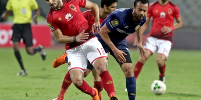 LDC: Al Ahly - ES Tunis  ( 0-0)  lors du match aller de la phase de groupes au match aller. Photo cafonline.com
