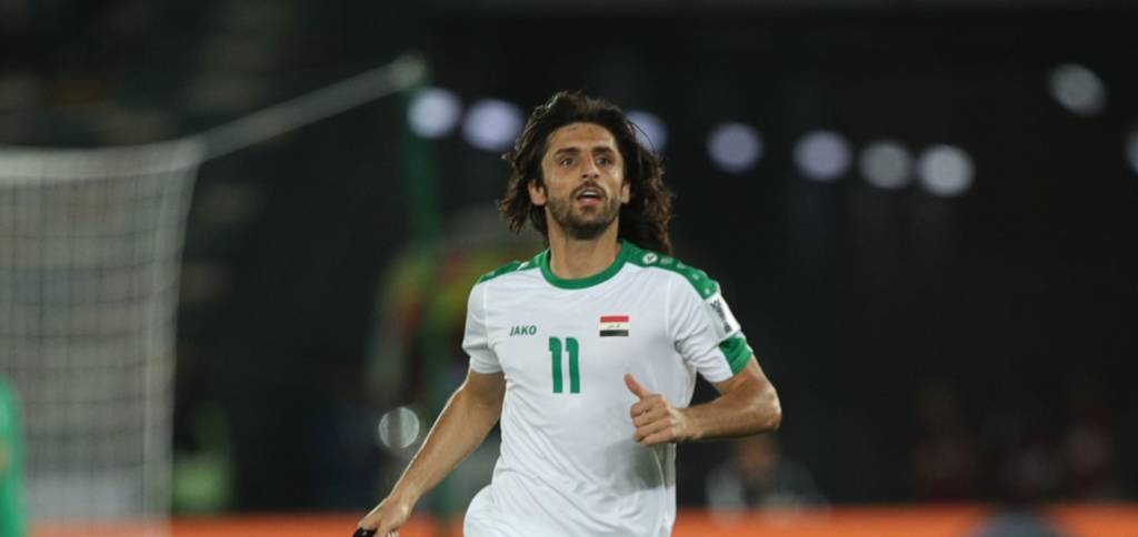  Humam Tarek , buteur pour l'Irak (photo afc.com)