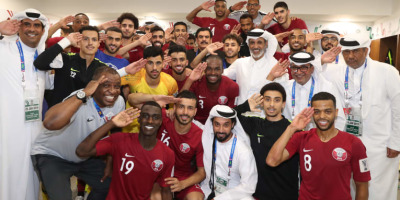 Qatar ; une joie immense et légitime après la démonstration face aux Emirats arabes unis (photo afc.com)