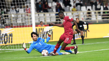 Le Qatar a globalement dominé son huitième de finale a nombre d'occasions ( Pho afc.com)