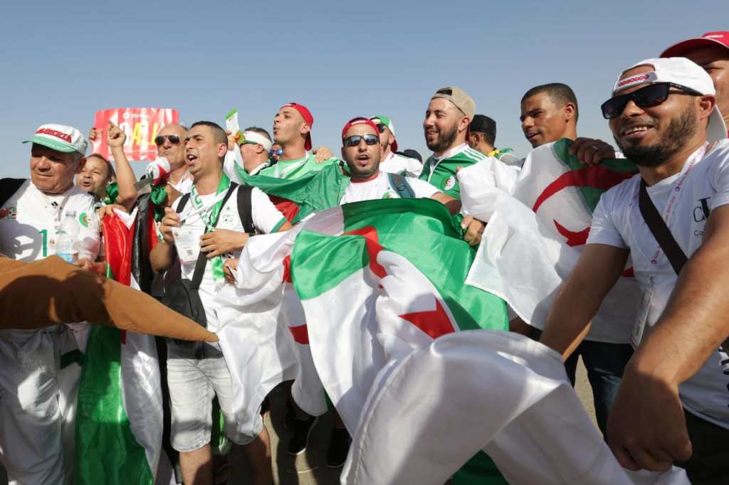 Le peuple vert et blanc heureux et plein d'espérance  (photo cafonline.com)