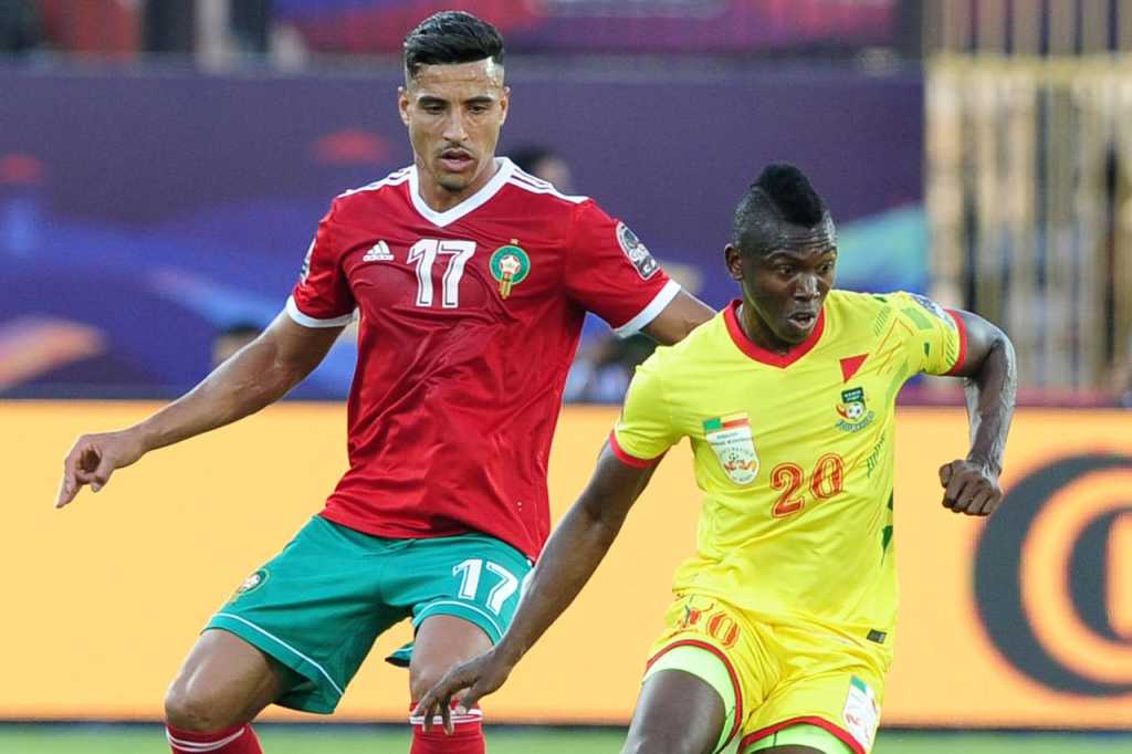 Maroc - Bénin  1-1 ( photo cafonline .com)