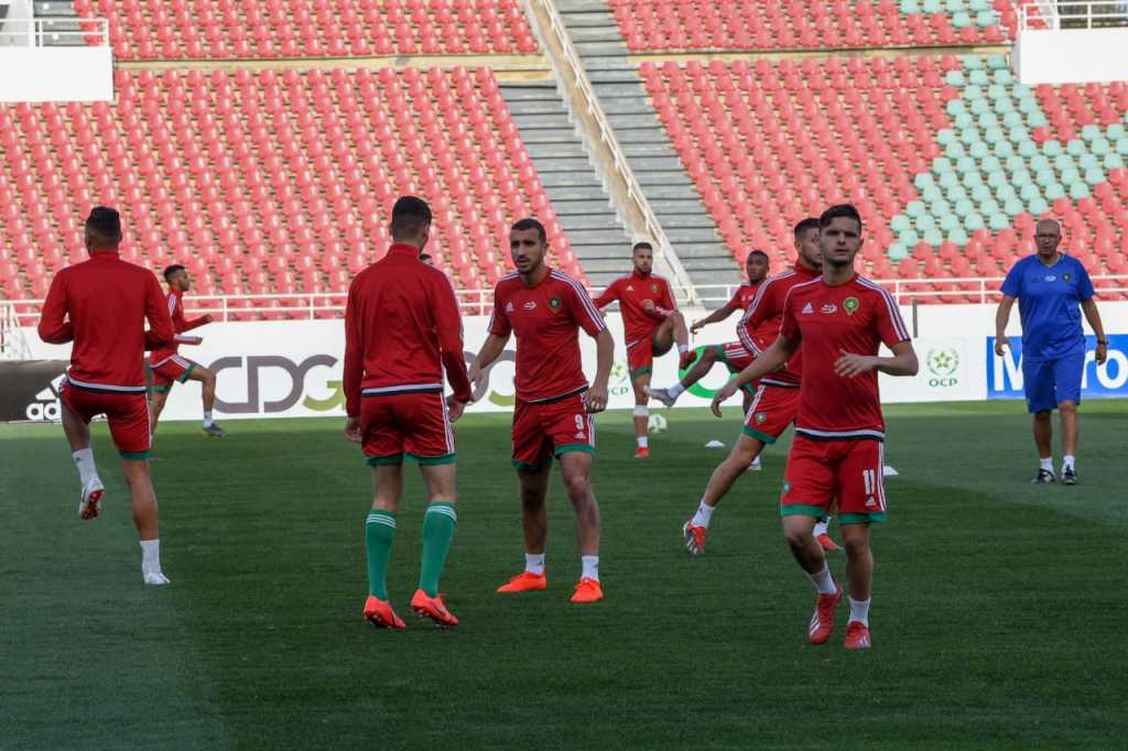 Maroc U23 à l'entraînement  (photo frmef.ma)