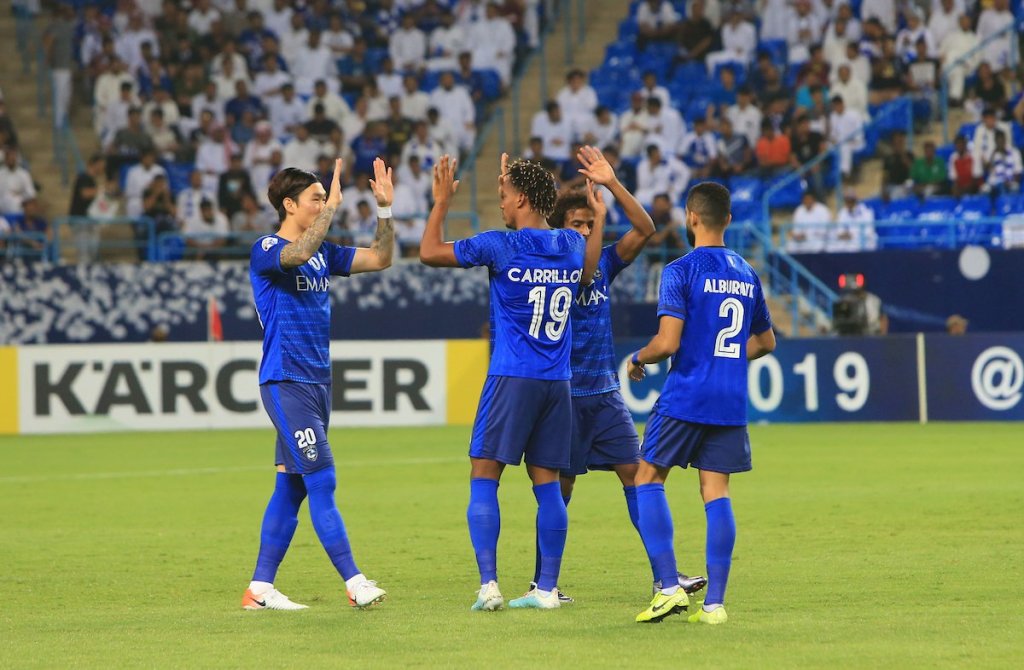 Al Hilal fête se qualification  (photo afc.com)