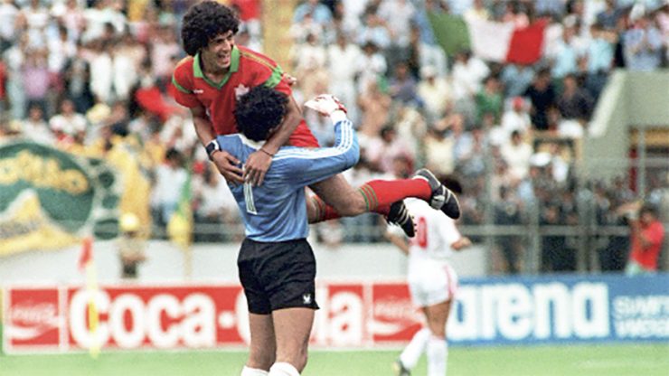 Badou Zaki au Mondial 1986