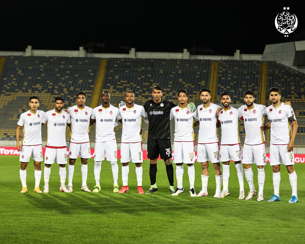 Wydad Casablanca : les  Rouge et Blanc caracolent en têtr de leur groupe (9 points) après leur leu succès face au Horoya AC (2-0). Photo page officiel Facebook du WAC)