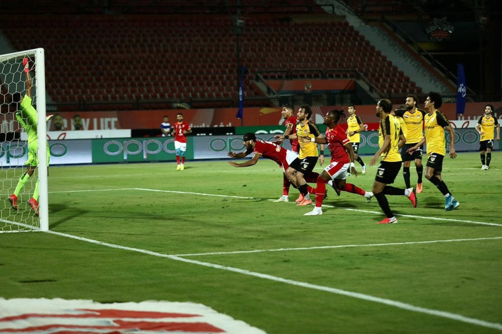 Ahly - Entag El-Harbi , 3-2 ( page facebook Al Ahly)