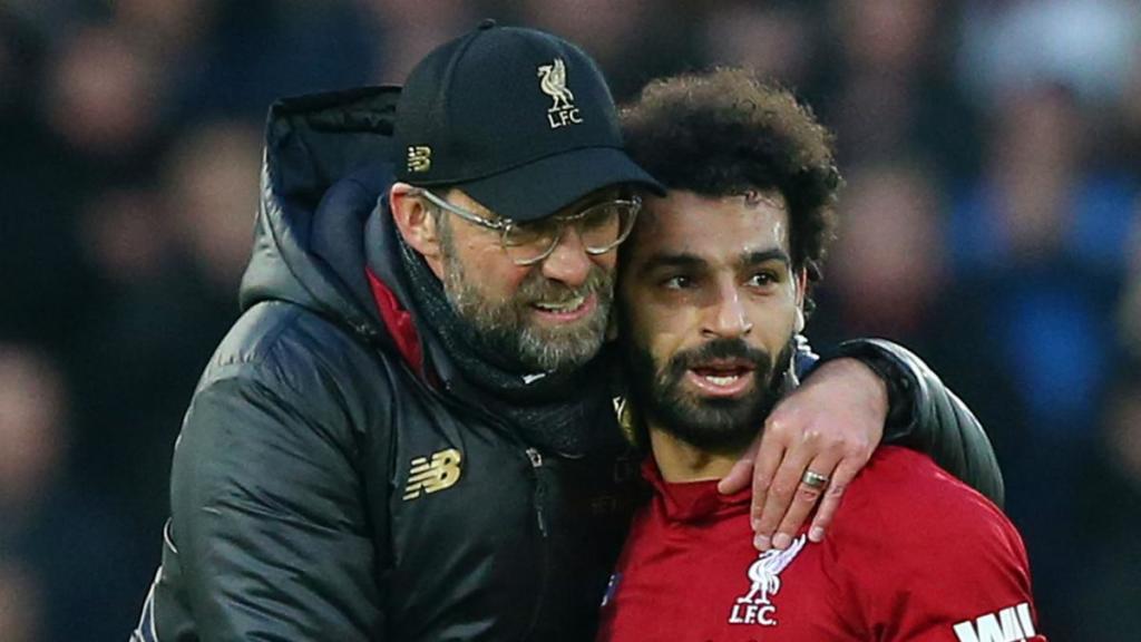 Jurguen Klopp : l'entraineur   de Liverpool  est le premier  fan de Mo Salah