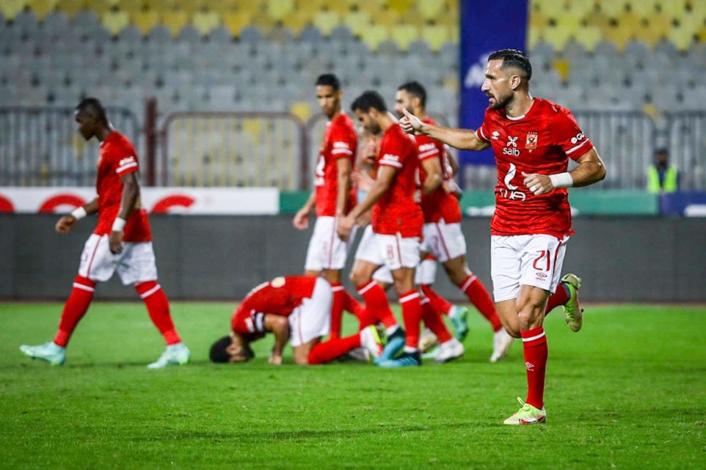 Ali Maaloul : toujours dans les bons coups de son équipe ( photo page FaceboolK Al-Ahly)