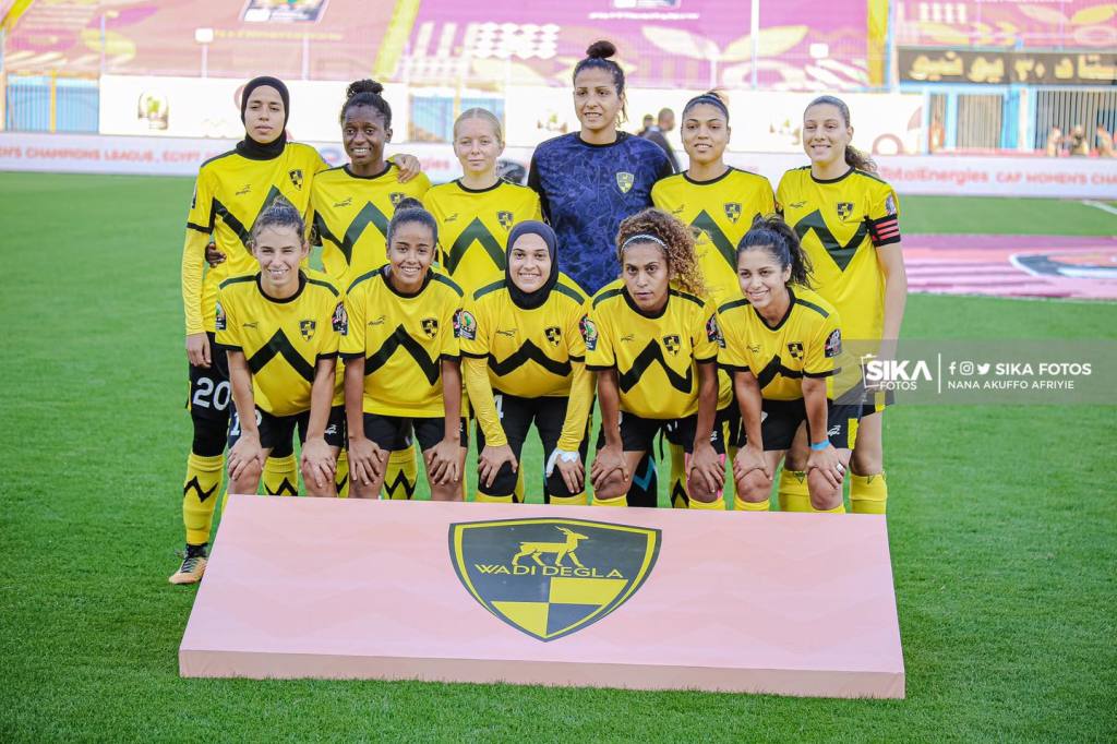 Wadi Degla : un  de cute pour les Jaune et Noir ( photo Wadi Degla Facebook)