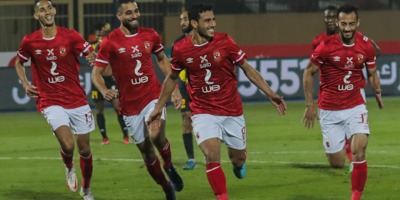 Al Ahly : Victorieux dans la douleur devant Arab Contractors (10) , la bande Pitso Mosimane reste en tpete du championnat ( photo page Facebook Al Ahly)