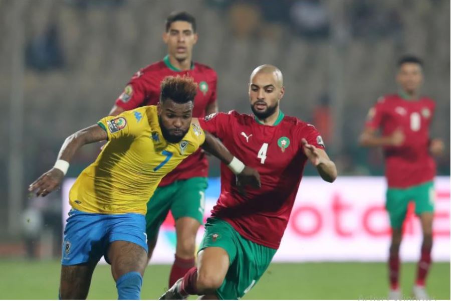 le Maroc revient à l'arrache face au  Gabon (2-2) et conserve la première place du groupe C