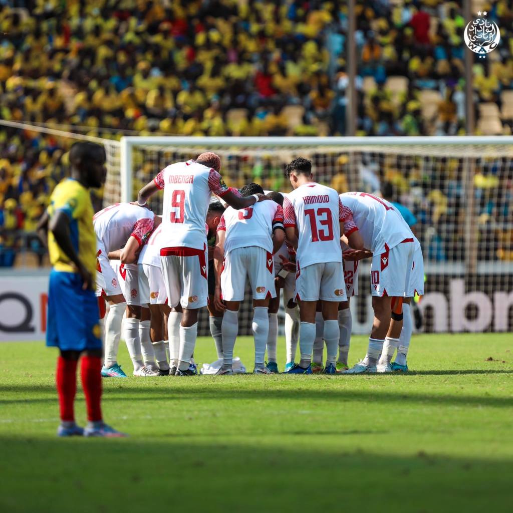 Wydad Casablanca: un pied e deux orteils  en finale après son succès à Luanda ( photo page Facebook WAC)