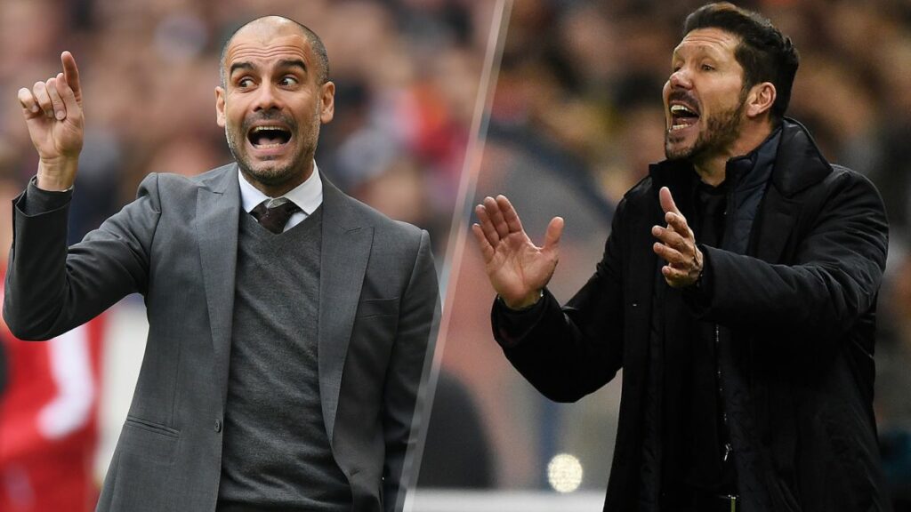 Pep Guardiola , Diego Simeone, Bayern Munich, Bayern Munich,